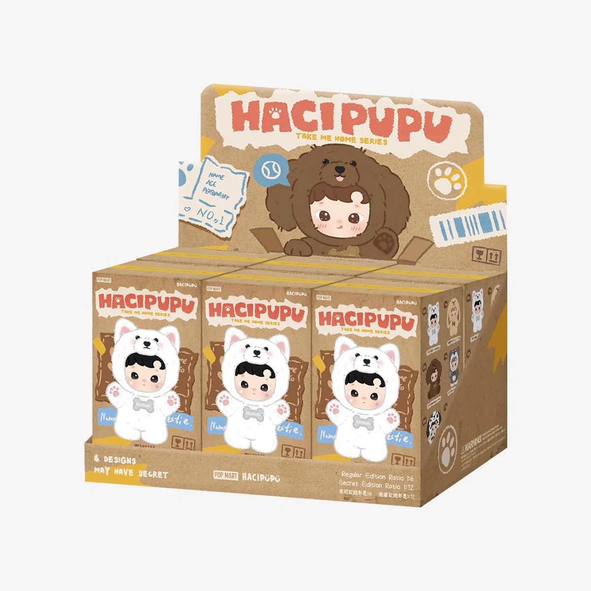 HACIPUPU Take Me Home Series Vinyl Plush Pendant (1 Blind Box)