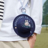 Labubu mini monstera deliciosa hat bag – fall in wild series