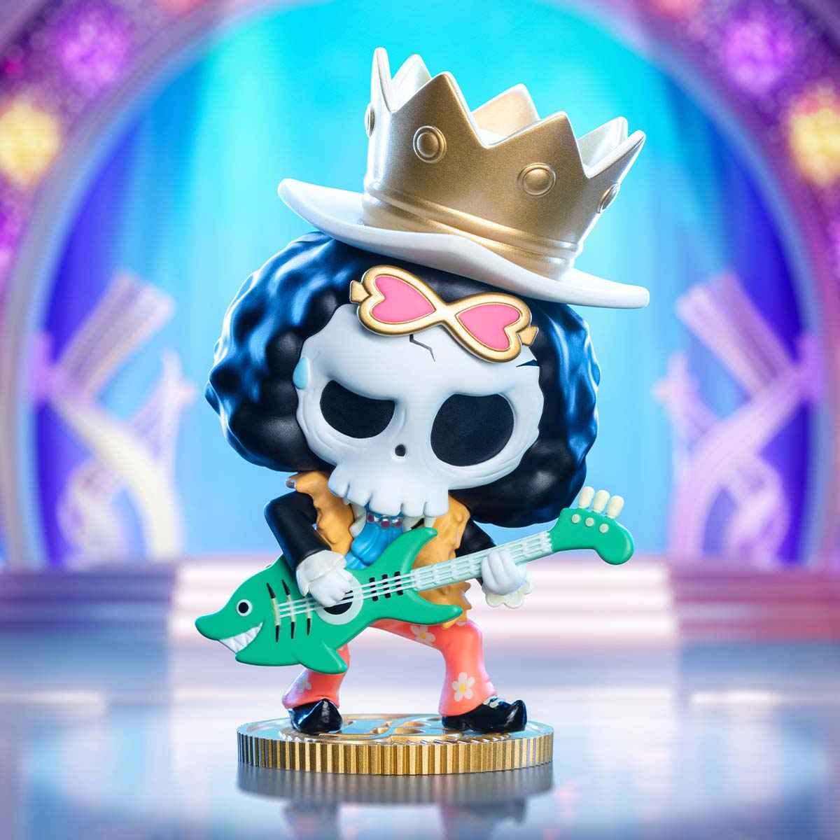Labubu × One Piece – Brook Figurine