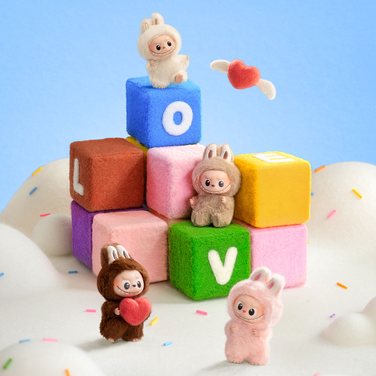 Labubu V4 – Pin For Love Series Blind Box (A-M Full Set)
