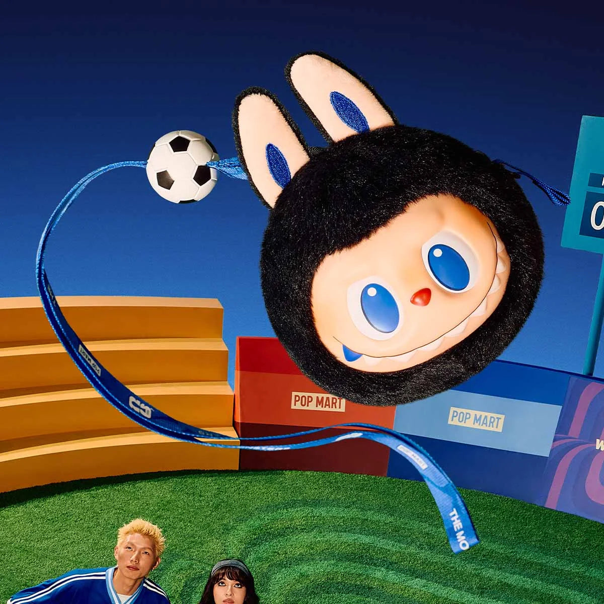 THE MONSTERS × FIFA Series Vinyl Plush Pendant