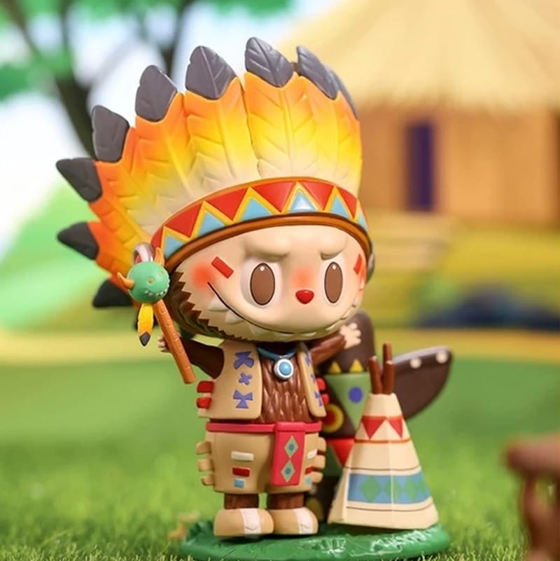 Genuine POP MART Labubu Indian Figure – Primitive Limited Edition